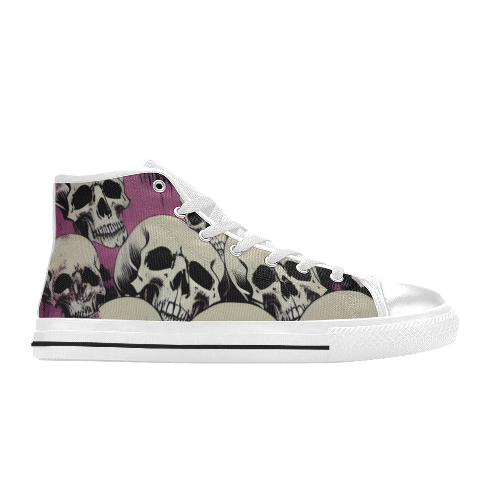 MEN'S Cc Skulls Retro Men’S High Top Canvas Dreamcore Custom Sneakers