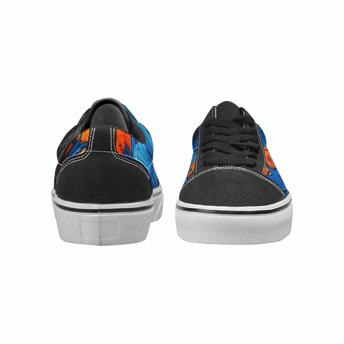 WOMEN'S Flame Burst Lace-Up Canvas Grunge Shoes