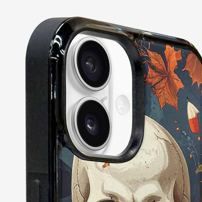 iPhone 16 Case — Halloween Skulls Pumpkins Custom, Customized Protective Case