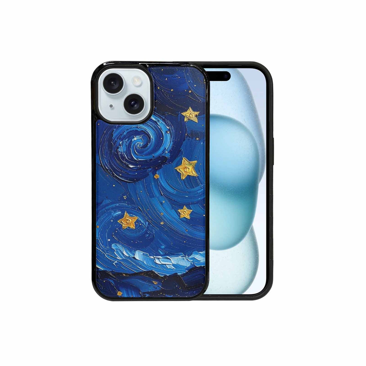 iPhone 15 Case — Starry Night Galaxy Custom, Original Design Phone Case