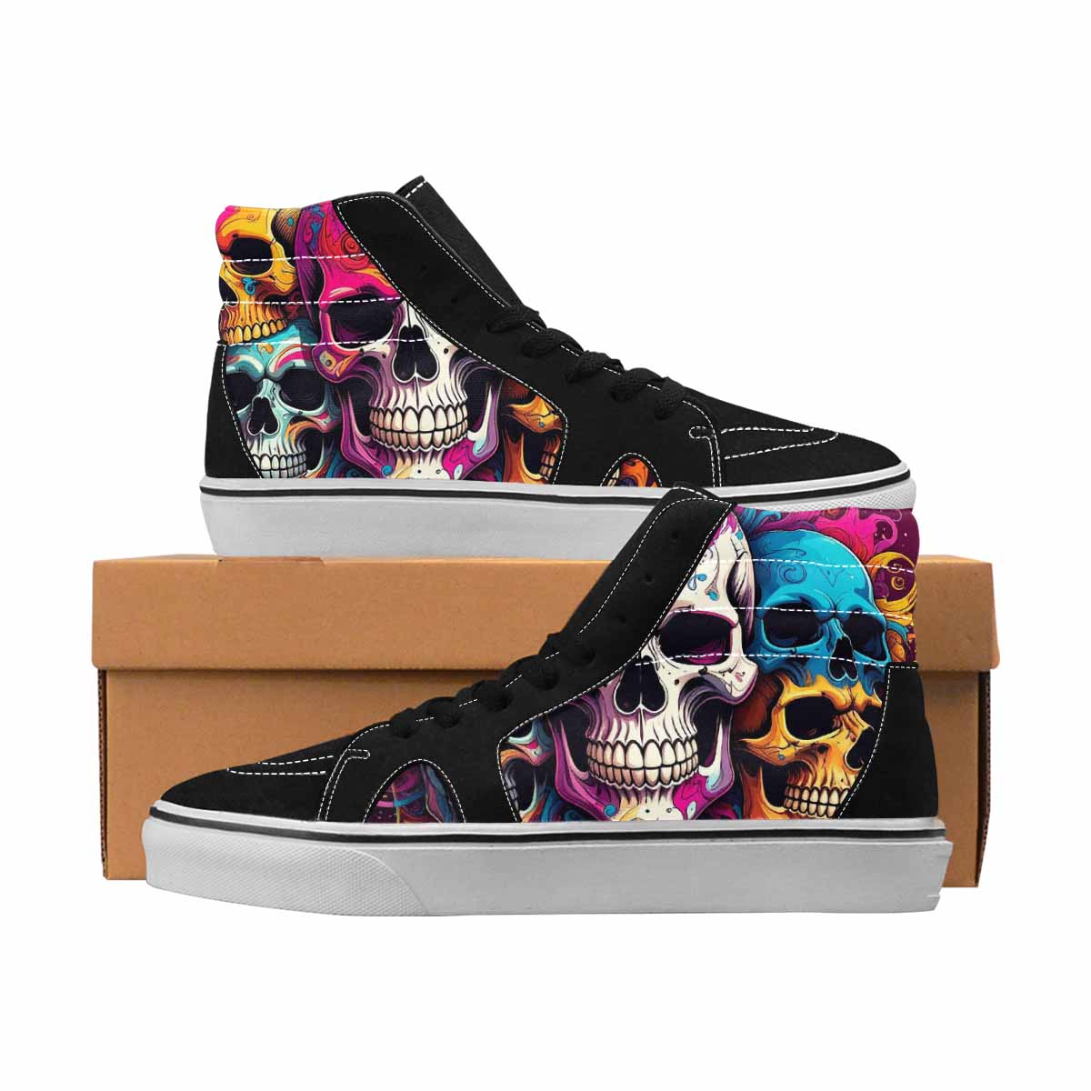 MEN'S Skull Dark Art Gothic Print Dripping Pattern Ferion