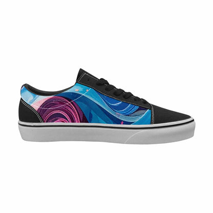 WOMEN'S Transgender Pride Flag Lace-Up Canvas Aesthetic Shoes