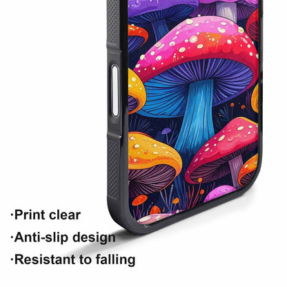 iPhone 17 Pro Max Case — Vivid Winter Mushroom Cartoon Cute, Custom Print Case Cover