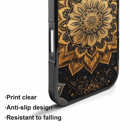iPhone 17 Case — Small Mandala Pattern, Randomly Floral, Customized Protective Case
