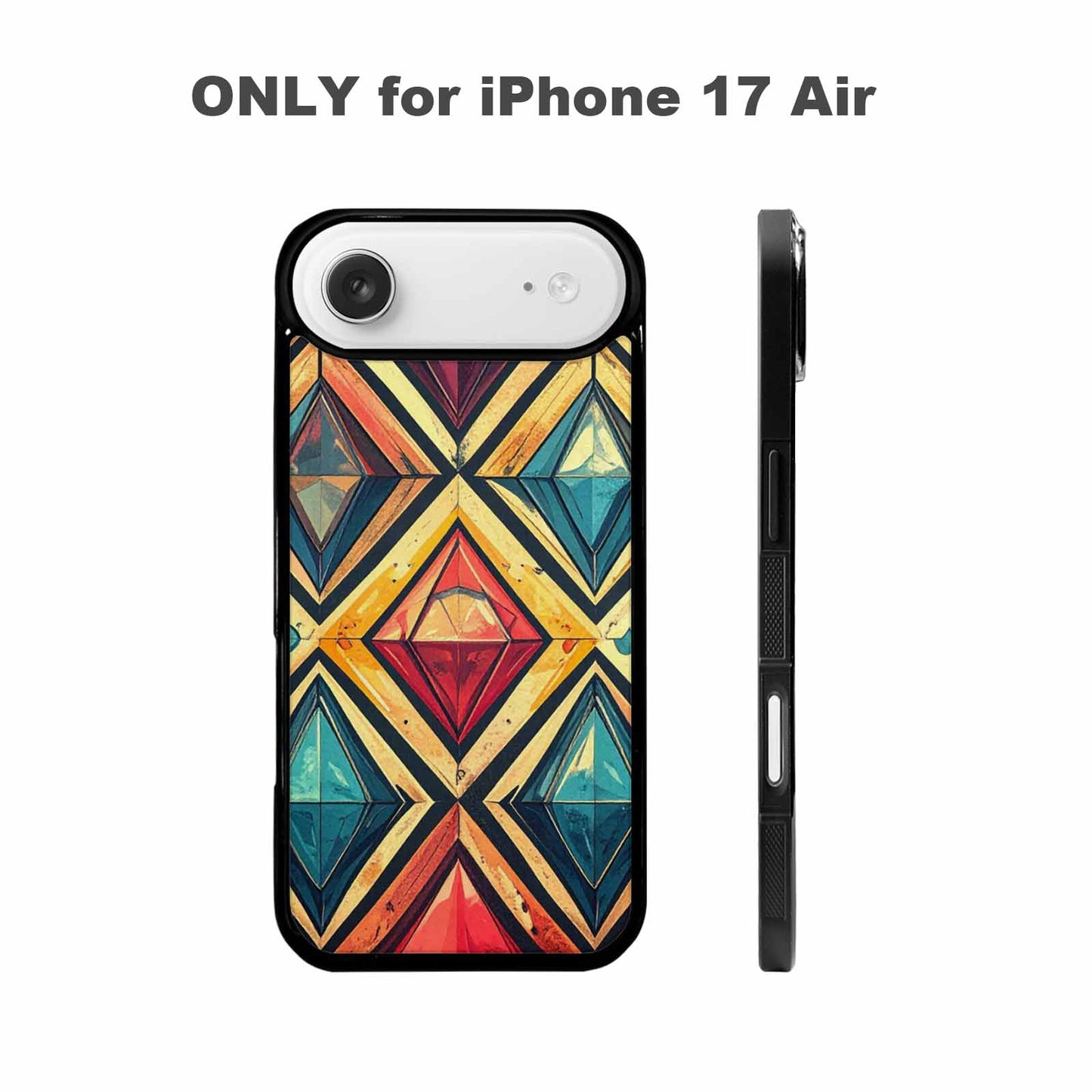 iPhone 17 Air Case — Vintage Summer Diamond Retro Vintage, Customized Protective Case