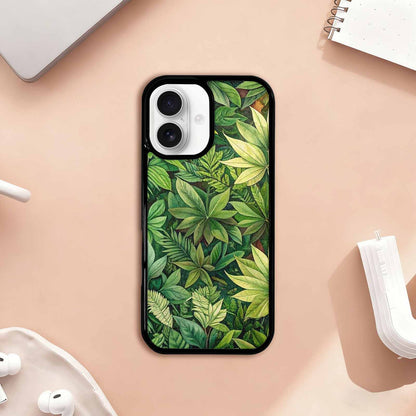iPhone 17 Case — Small Seven Point Palmate Floral, Custom Art Phone Cover