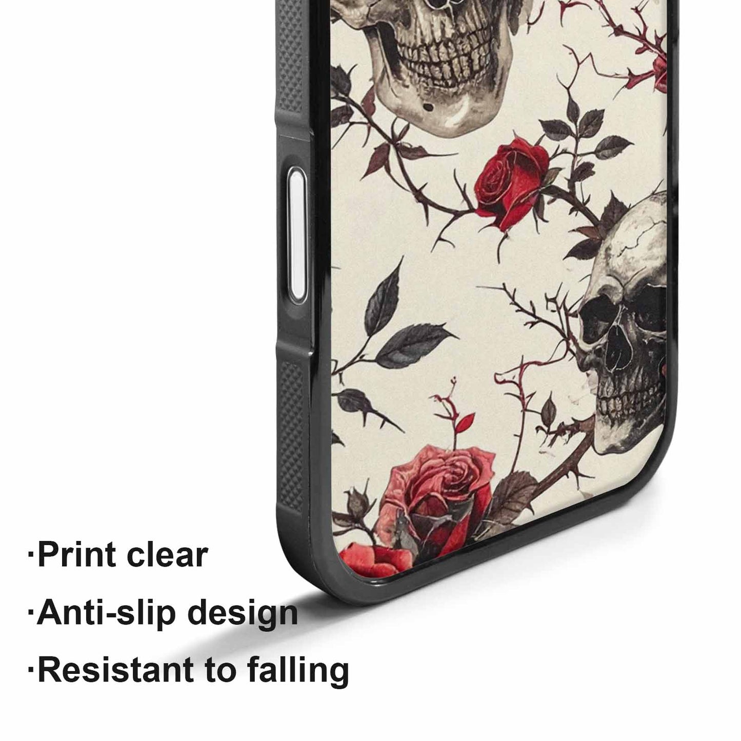 iPhone 17 Case — Skulls Roses And Skulls Gothic Skulls, Custom Art Phone Cover