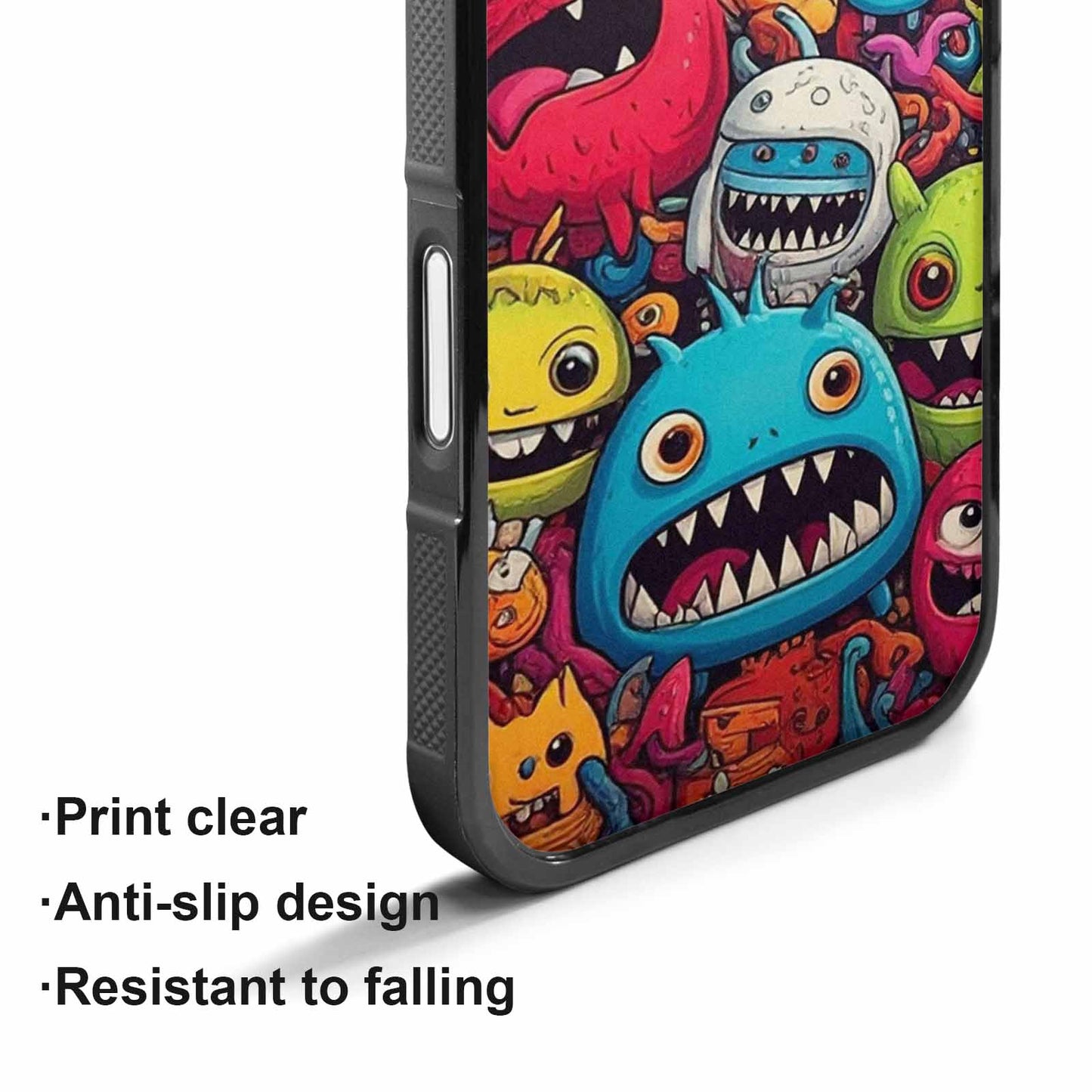 iPhone 17 Case — Small Cartoon Monster Character Cartoon Cute, Custom Printed Phone Case