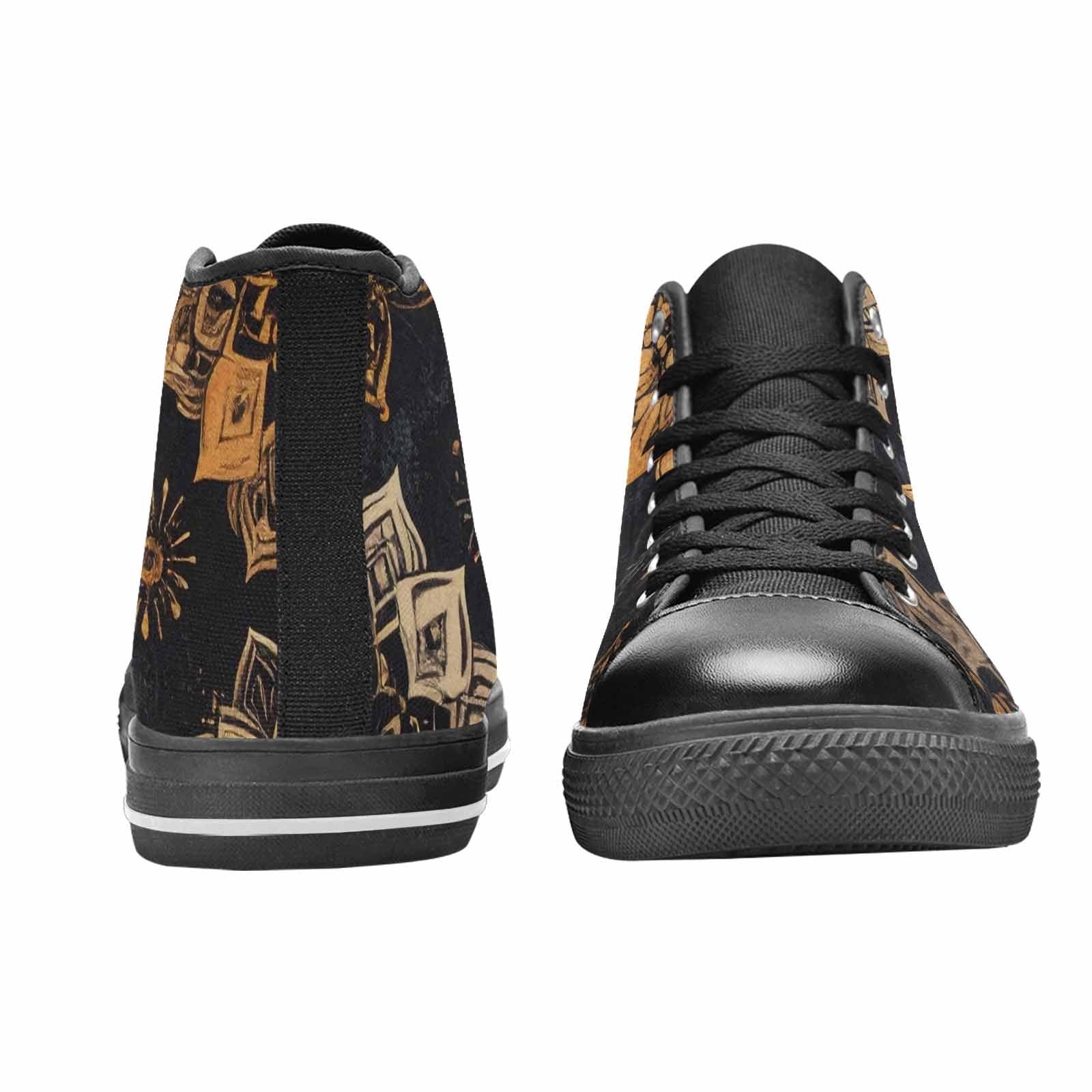 WOMEN'S Mandala High Top Canvas Wallpaper Art Shoes