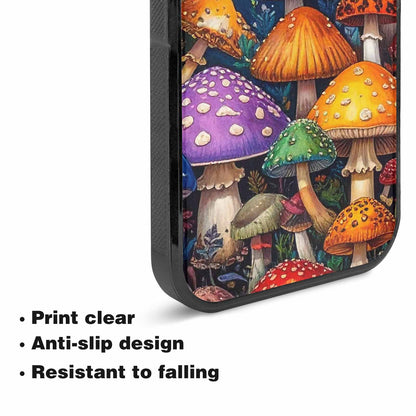 iPhone 15 Plus Case — Mushrooms Pattern Hundreds Of 0x7, Custom Designed Case Cover