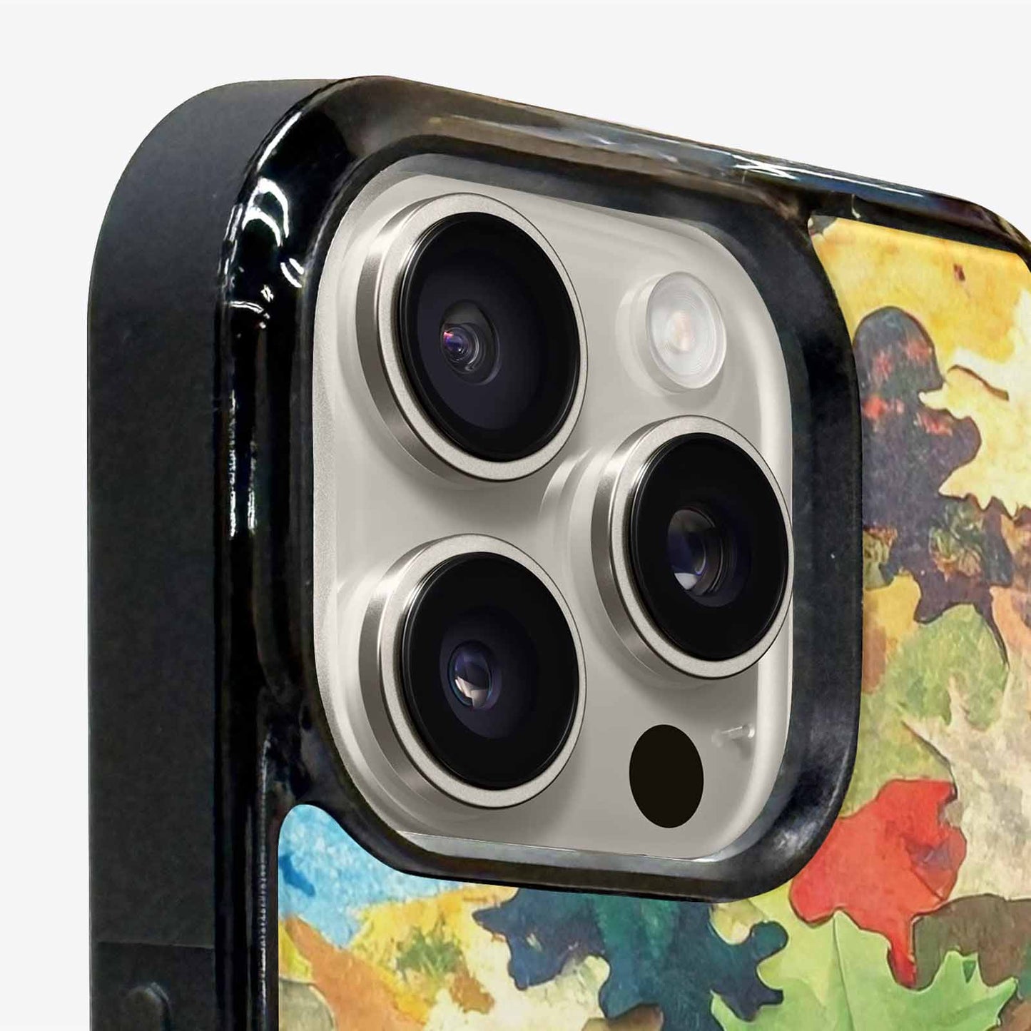 iPhone 16 Pro Max Case — Camo Patches Full Color Vibrant Camo, Customized Protective Case