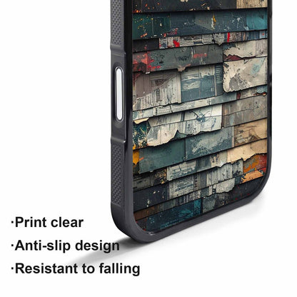iPhone 17 Pro Case — Distressed Grunge Texture Pattern Hundreds Original, Personalized Phone Case