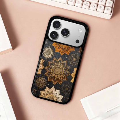 iPhone 17 Pro Case — Small Mandala Pattern Randomly Varying Floral, Custom Phone Case