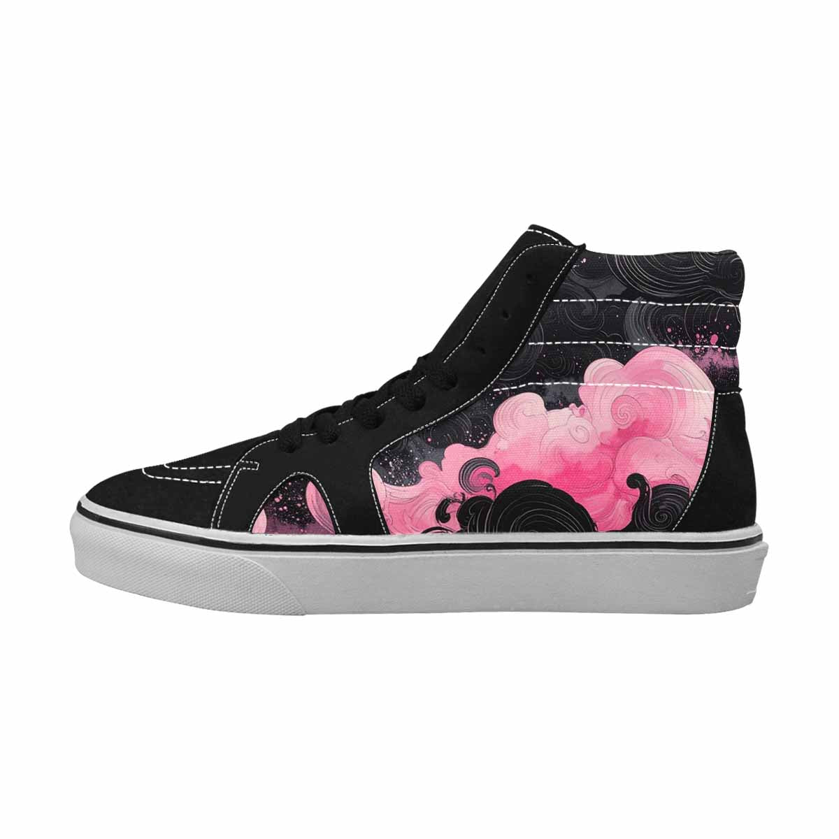 MEN'S Van Gogh Swirl High Top Canvas Grunge Shoes