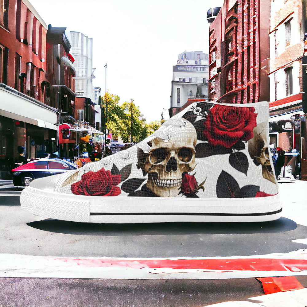 Skulls Roses Deluxe Men - Freaky Shoes®