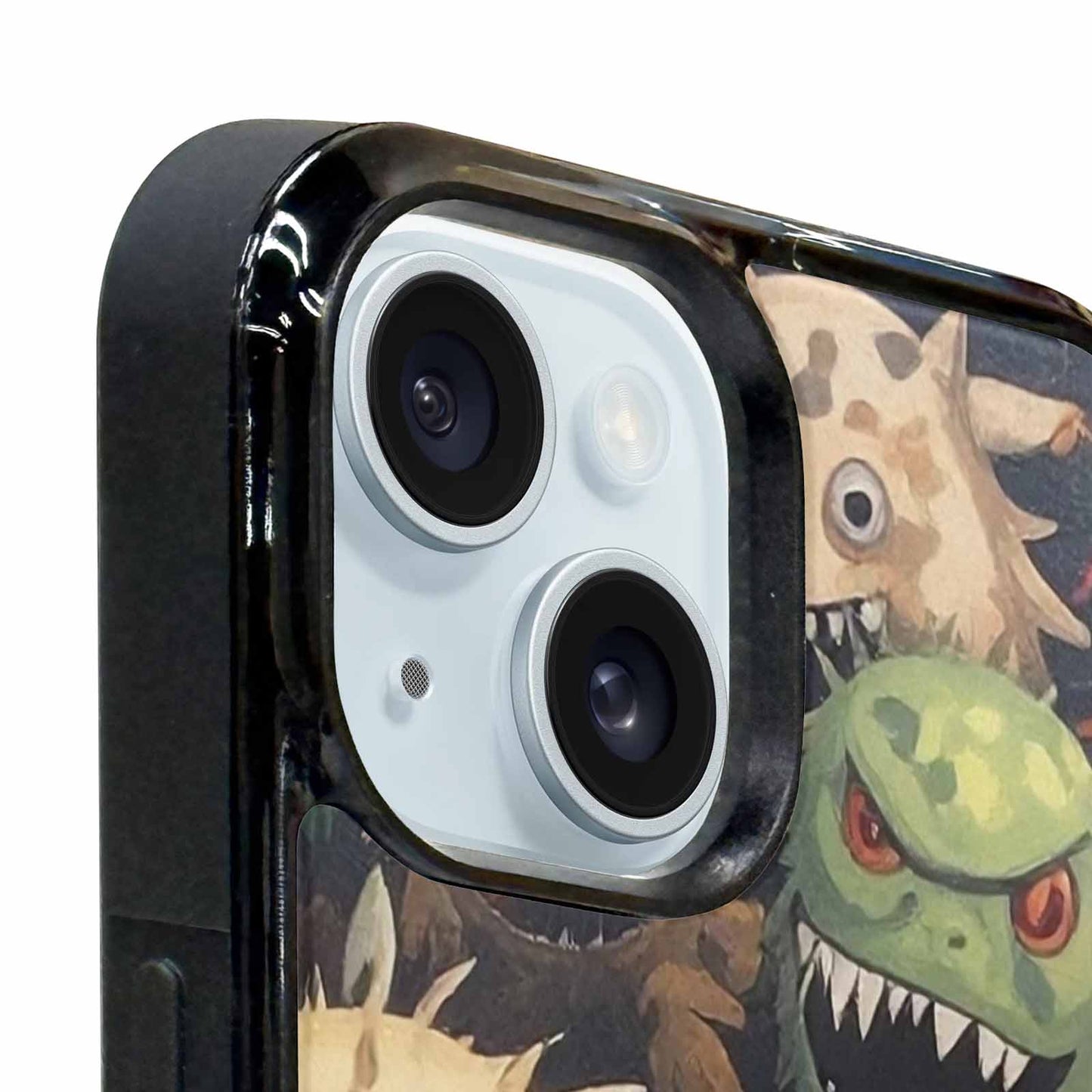iPhone 15 Plus Case — Monsters Camomonsters Pattern Qch, Custom Phone Case