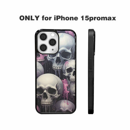 iPhone 15 Pro Max Case — Dark Black And White Color Tone, Personalized Phone Case