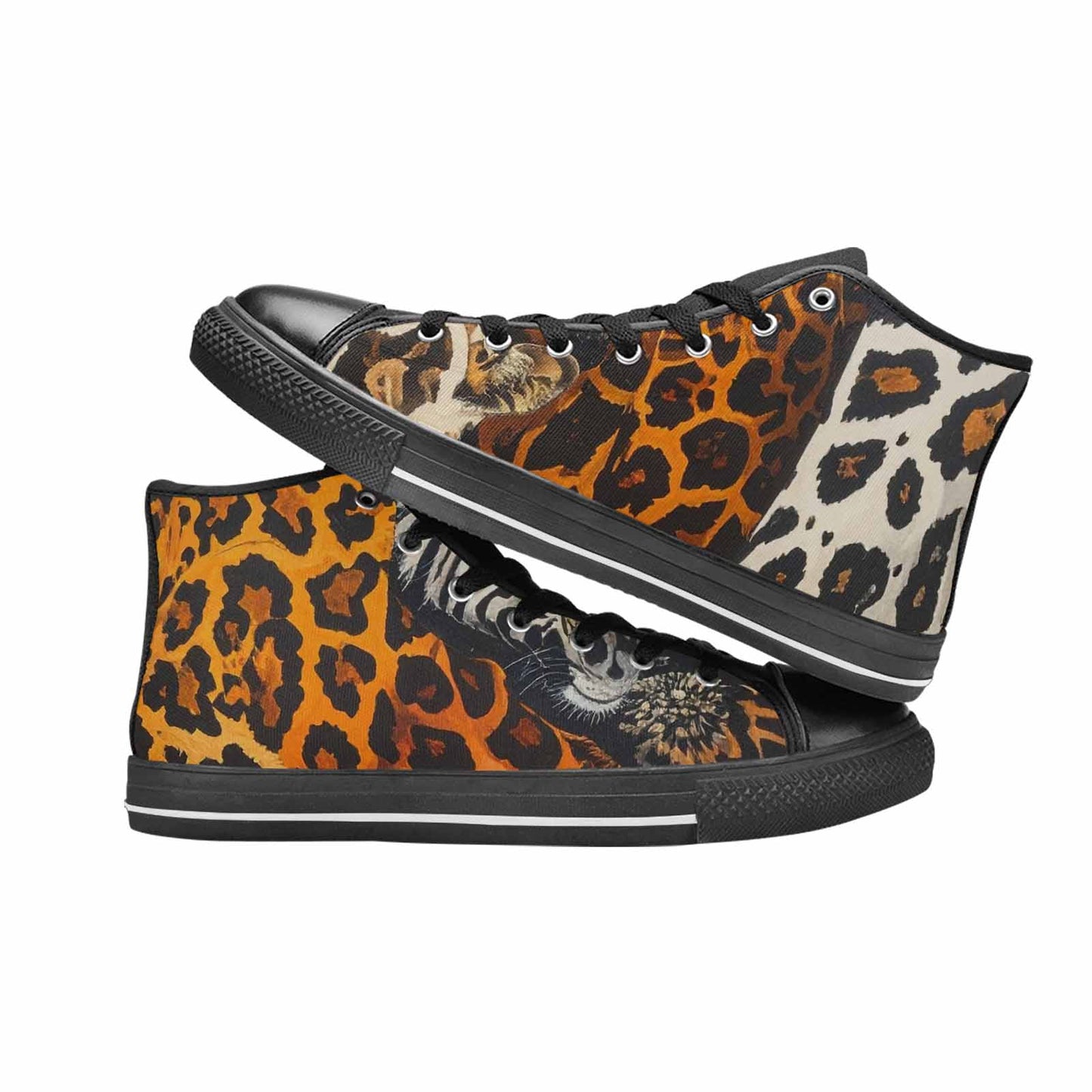 MEN'S Animal Print High Top Canvas Dreamcore Sneakers