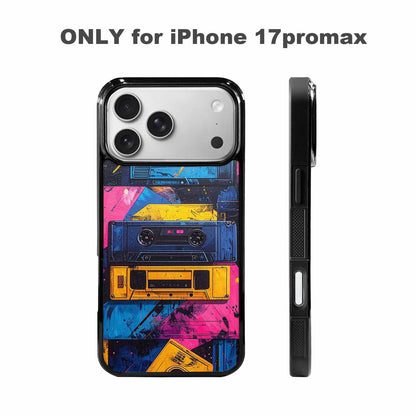 iPhone 17 Pro Max Case — Seamless Tileable Pattern Of Retro Vintage, Custom Art Phone Cover
