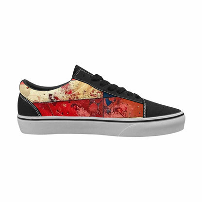 WOMEN'S American Flag Stars Canvas Lace-Up Cottagecore Shoes