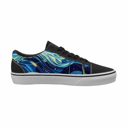WOMEN'S Blend All Versions Canvas Lace-Up Wallpaper Art Custom Sneakers