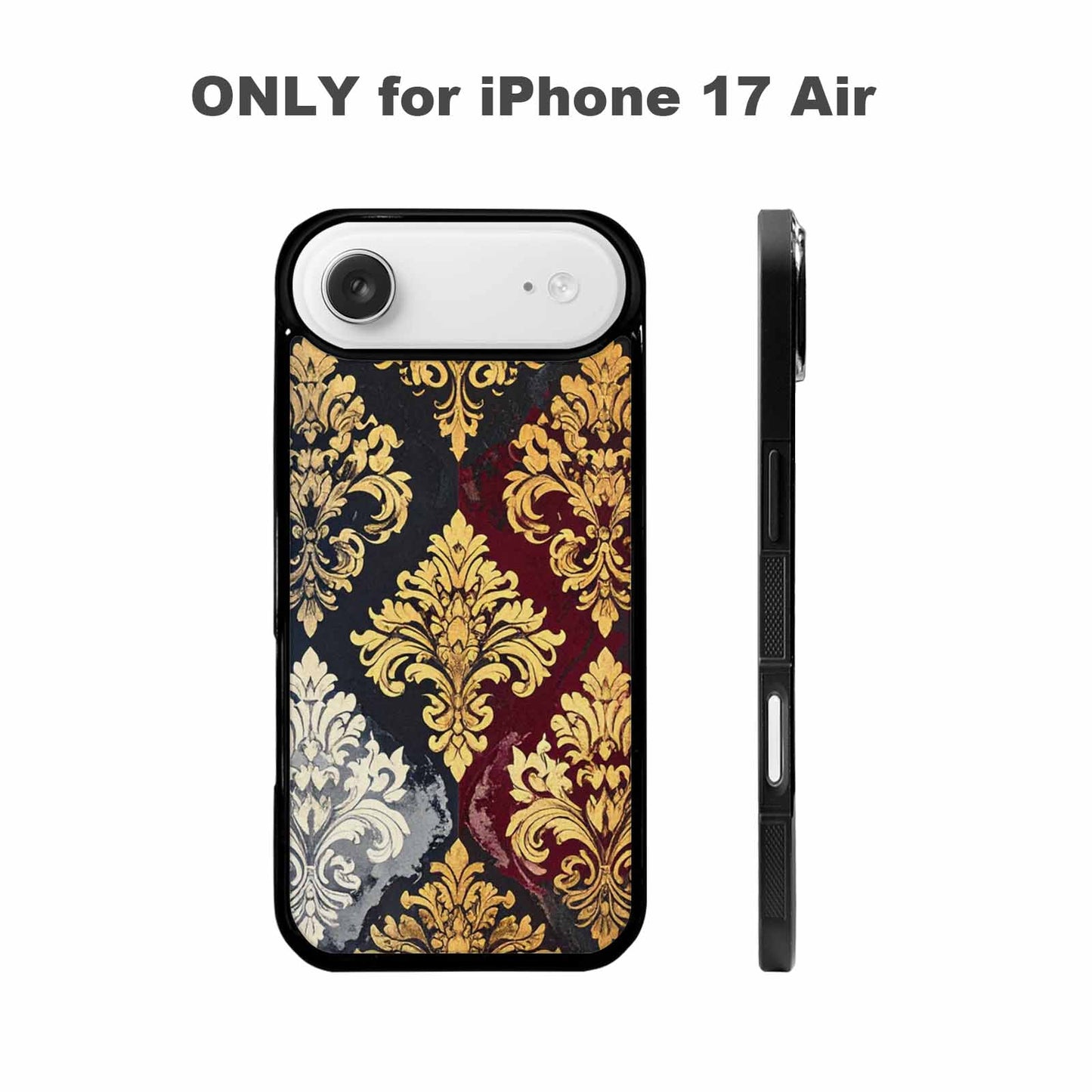 iPhone 17 Air Case — Small Damask Ornamental Wallpaper Pattern Original, Custom Designed Case Cover