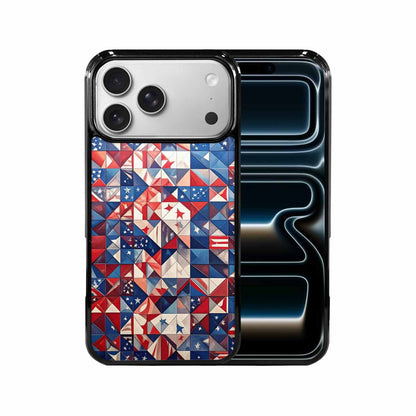 iPhone 17 Pro Max Case — Small American Flag Stars Galaxy Space, Custom Art Phone Cover