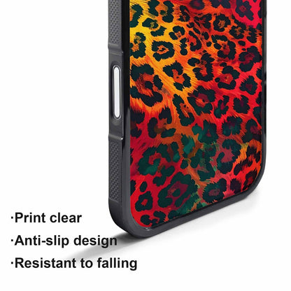 iPhone 17 Pro Case — Leopard Print Dark Seamless Pattern Animal, Original Design Phone Case