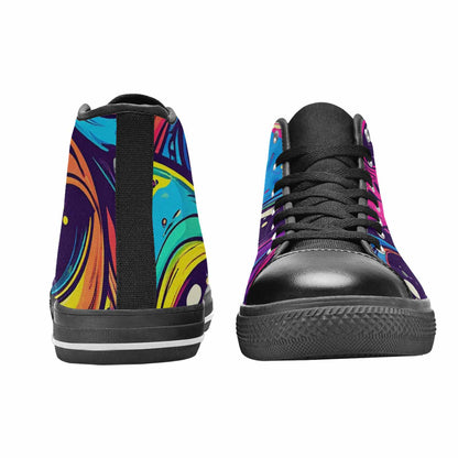 MEN'S Alien Ufo Cartoon High Top Canvas Dreamcore Sneakers