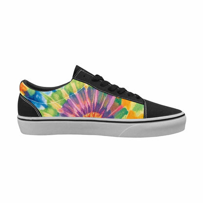 WOMEN'S Mushrooms  Tie Dye Lace-Up Canvas Grunge Custom Shoes