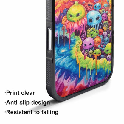 iPhone 17 Air Case — Aliens Tie Dyemelting Aliens P Tie, Personalized Phone Case