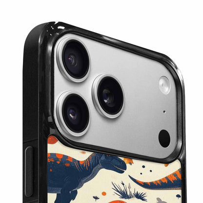 iPhone 17 Pro Case — Vintage Dinosaurs Mushroom Retro Vintage, Original Design Phone Case