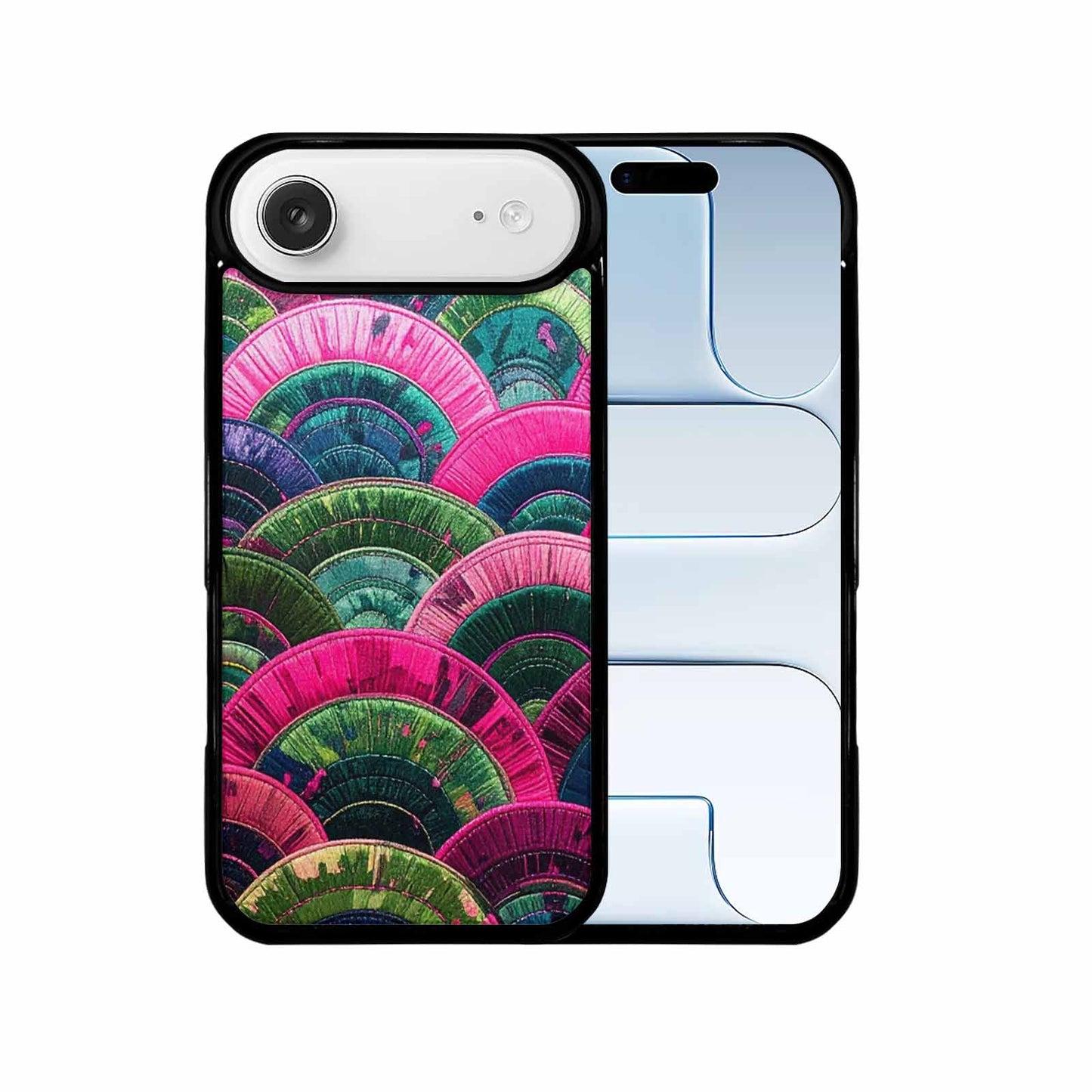 iPhone 17 Air Case — Vivid Camo Polysexual Pride Camo, Custom Printed Phone Case