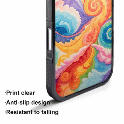 iPhone 17 Air Case — Tie Dye Swirls Tie Dye Tie, Original Design Phone Case