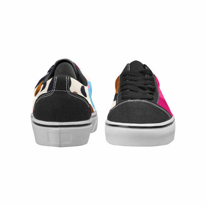 WOMEN'S Cow Animal Print Canvas Lace-Up Dreamcore Shoes