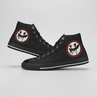 MEN'S Clean Logo Face Art Custom Sneakers | Freaky Shoes®