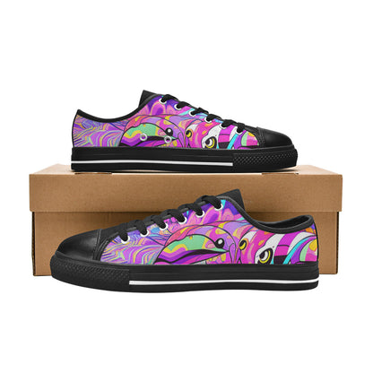 WOMEN'S Trip Art 2 Canvas Surreal Custom Shoes