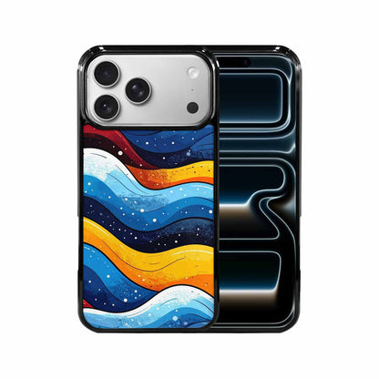 iPhone 17 Pro Max Case — Glossy Winter Wave Cartoon Cute, Unique Phone Case Design