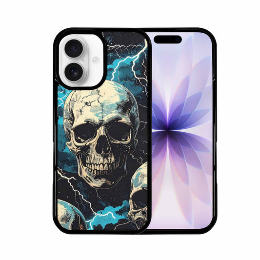 iPhone 17 Case — Skull Dark Art Gothic Print Gothic, Custom Printed Phone Case