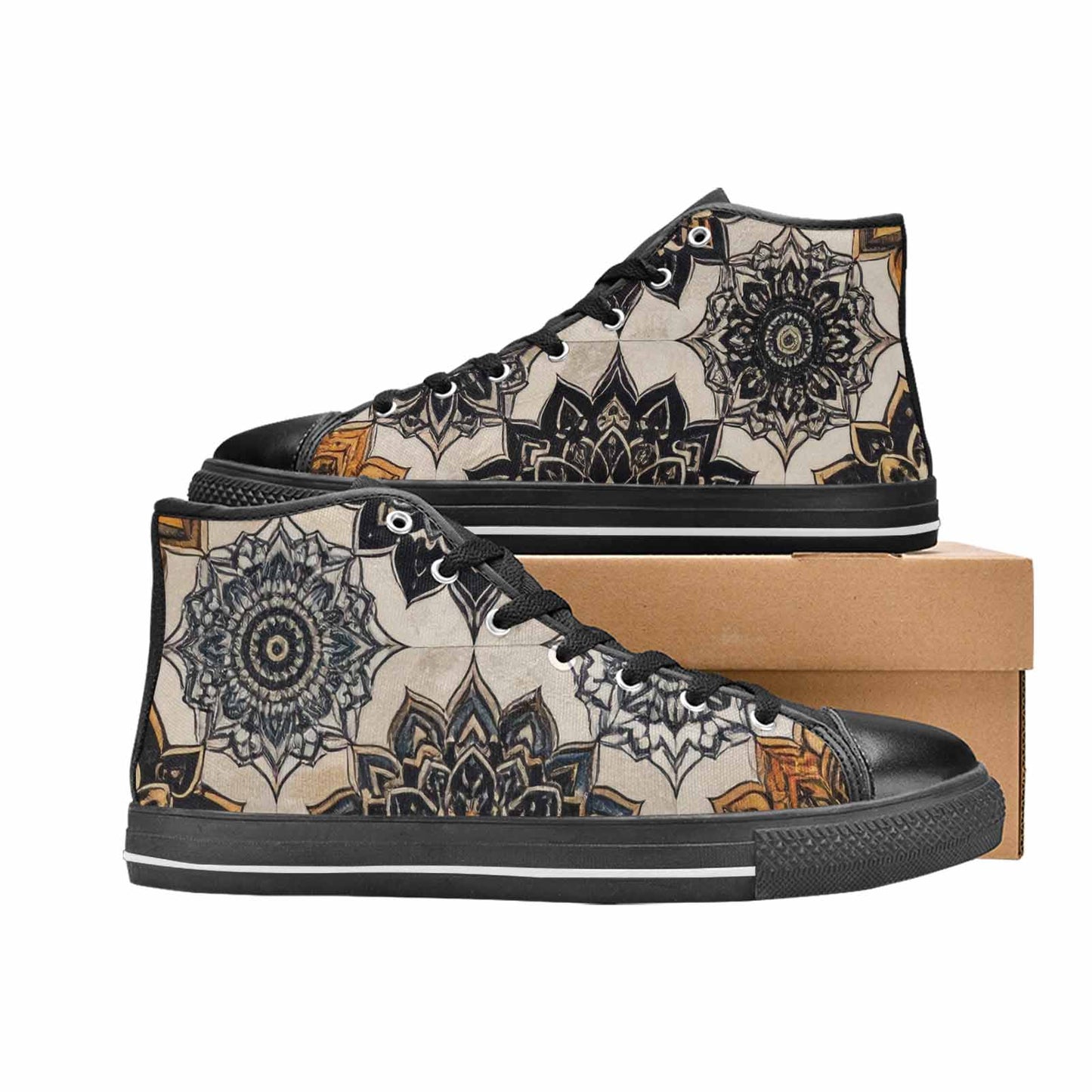 WOMEN'S Mandala High Top Canvas Aesthetic Shoes