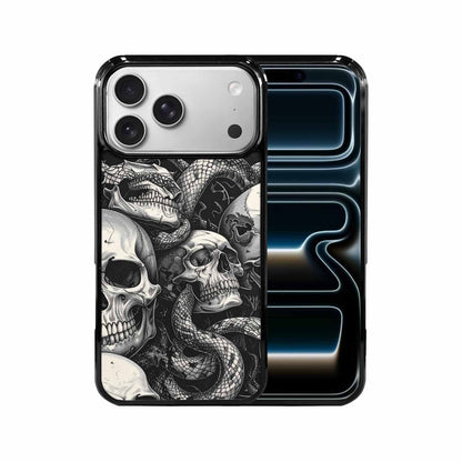 iPhone 17 Pro Max Case — Skull Dark Art Gothic Print Gothic, Customized Protective Case