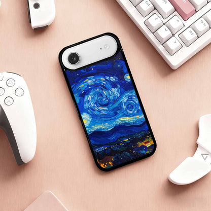 iPhone 17 Air Case — Starry Night Van Gogh Custom Galaxy, Custom Print Case Cover
