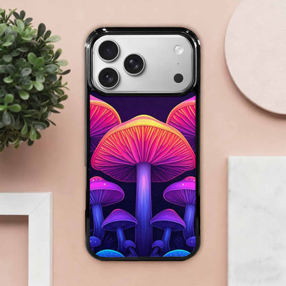 iPhone 17 Pro Max Case — Psychedelic Mushroom Cartoon Pattern Cartoon Cute, Original Design Phone Case