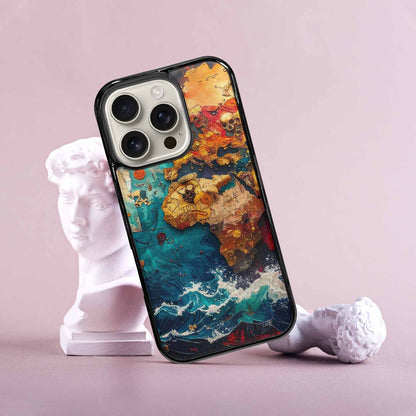 iPhone 16 Pro Case — Pirate Skull Flag Pirate Skull Flag, Customized Protective Case