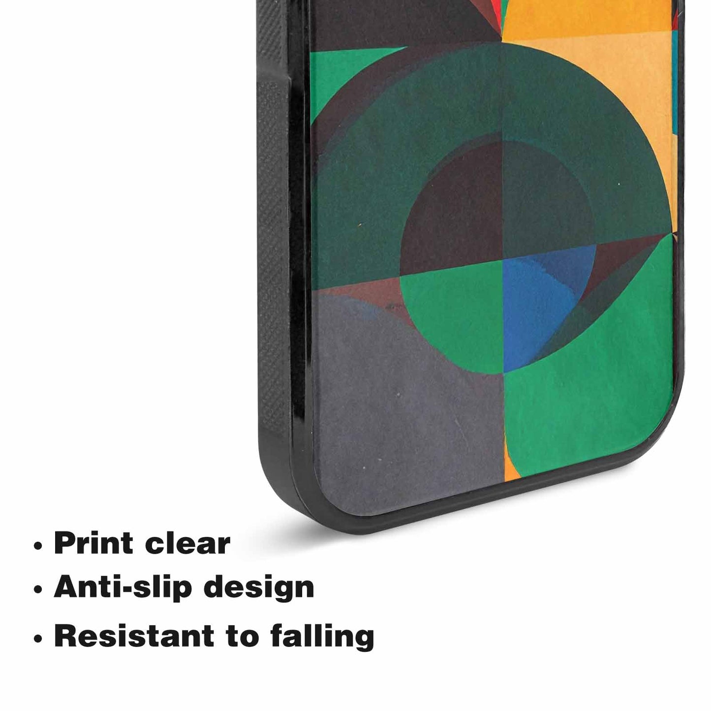 iPhone 15 Plus Case — 1990s Memphis Art Pattern, Custom Print Case Cover