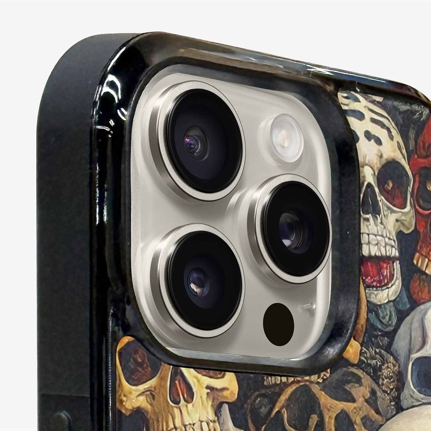 iPhone 16 Pro Case — Skulls Pattern Hundreds Of Sma 1q9, Personalized Phone Case
