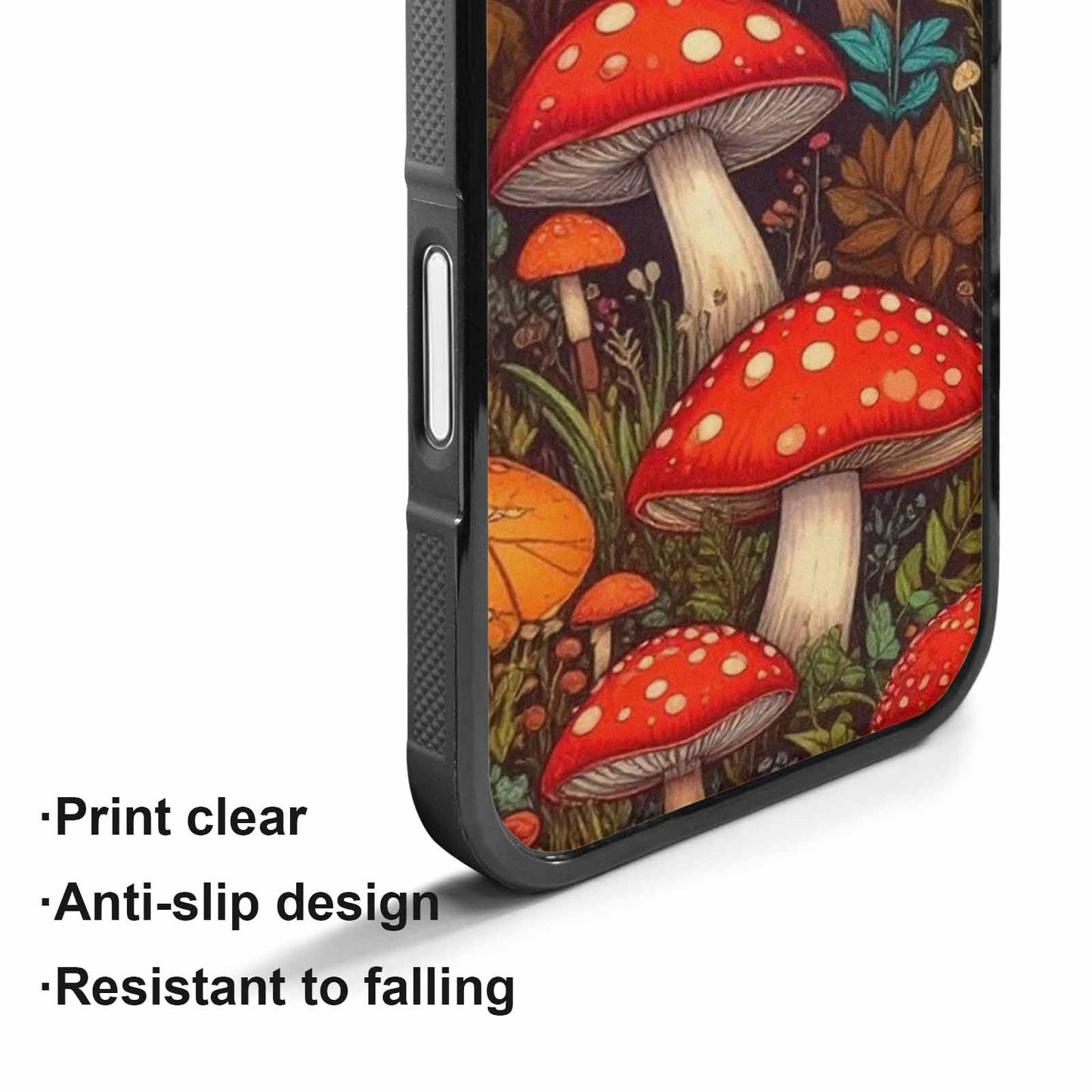 iPhone 17 Case — Small Mushroom Pattern, Randomly Original Art, Custom Designed Case Cover