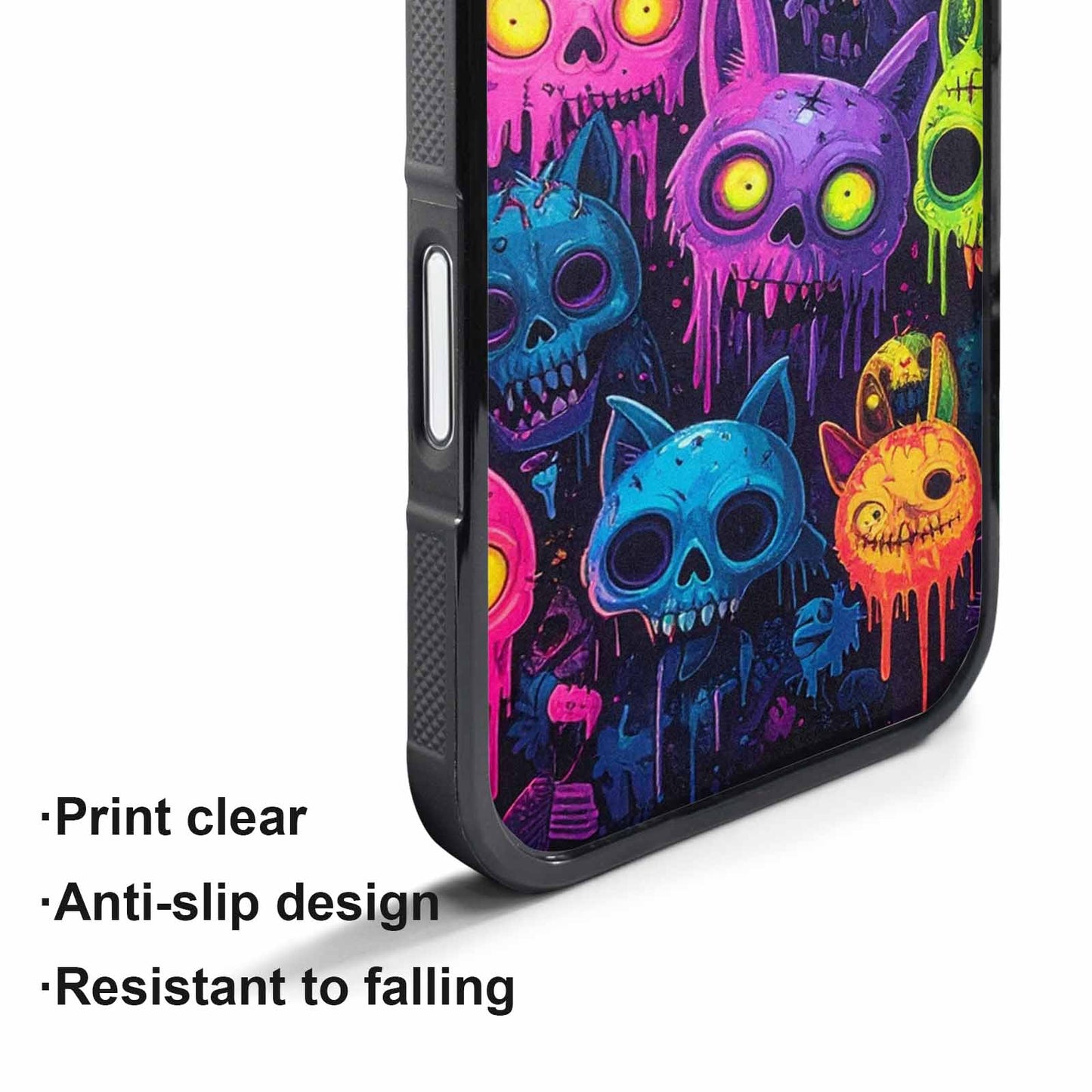 iPhone 17 Air Case — Mixed Toxic Glow Creature Pattern Cartoon, Custom Designed Case Cover
