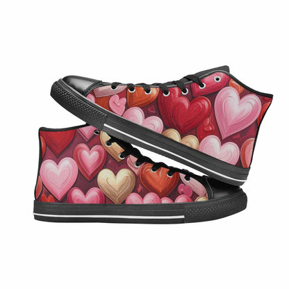MEN'S No Words Or High Top Canvas Cottagecore Custom Sneakers