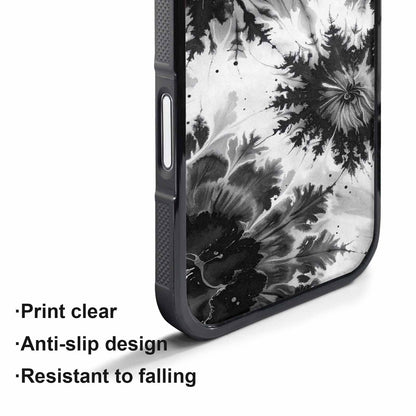 iPhone 17 Pro Max Case — Tie Dye Acid Wash Black Tie, Custom Made Phone Cover